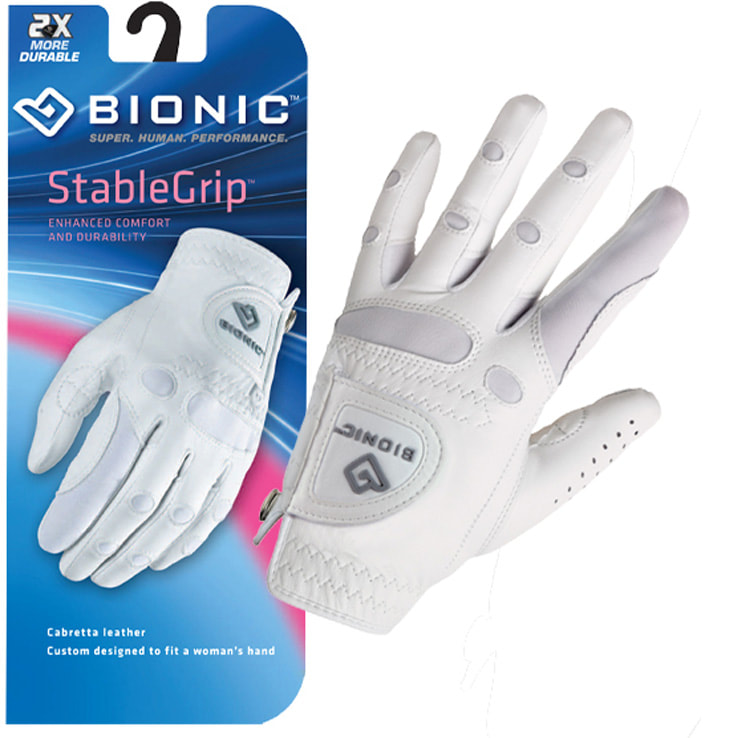 Bionic Stable Grip Ladies Glove White - Image 2