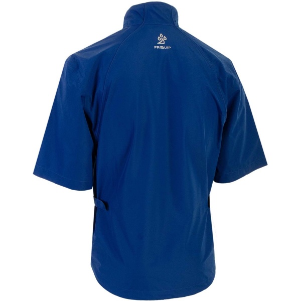 ProQuip Tempest Half Sleeve Waterproof Jacket Blue - Image 2