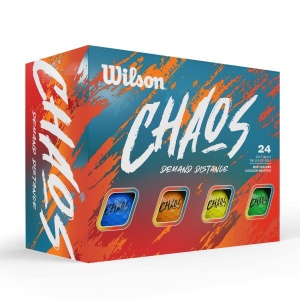Wilson Chaos Golf Ball - 24 Pack Colour (2024)